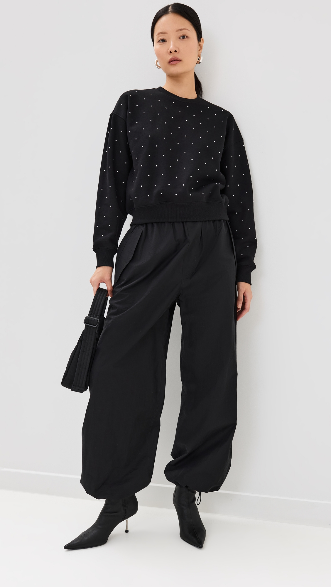 Good American Crystal Crewneck Sweatshirt thumbnail