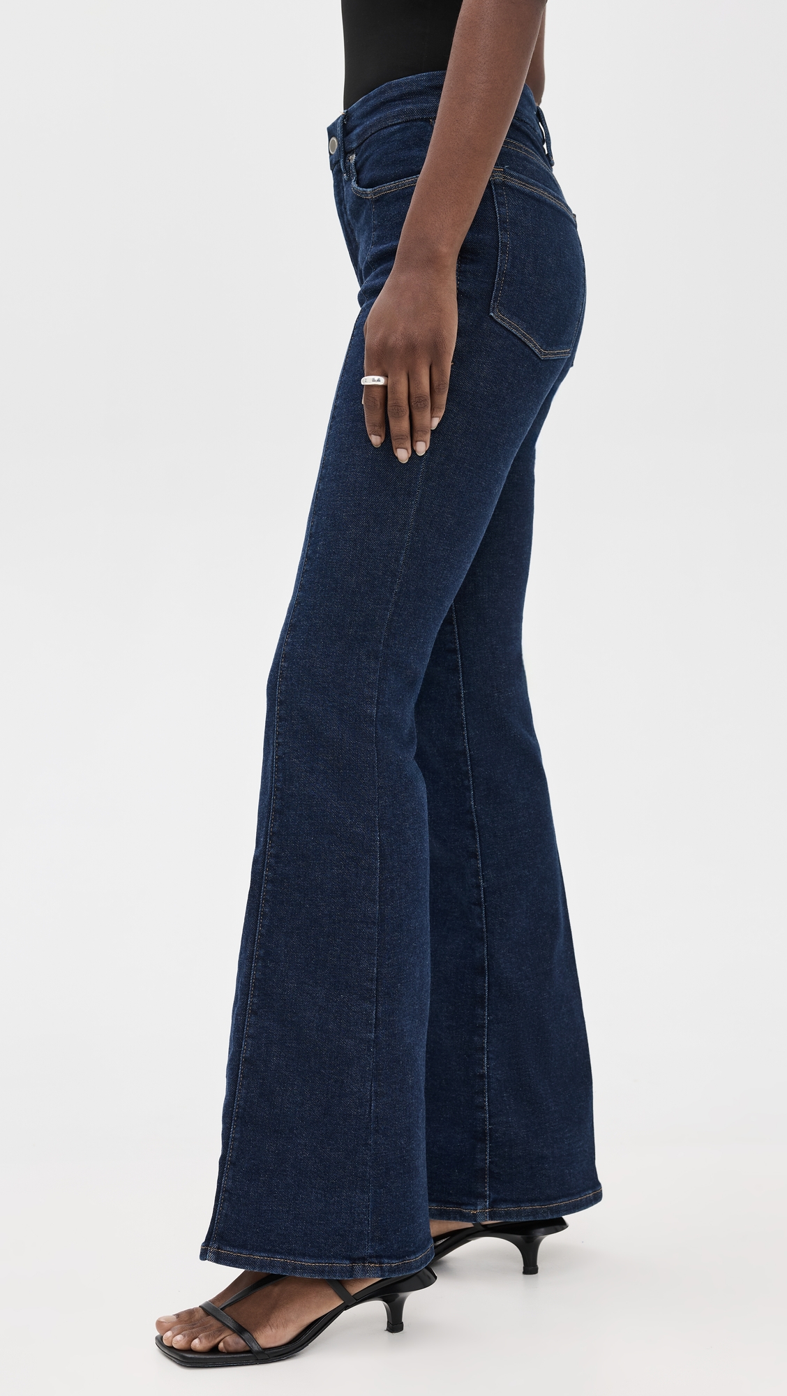Good American Good Legs Flare Jeans thumbnail