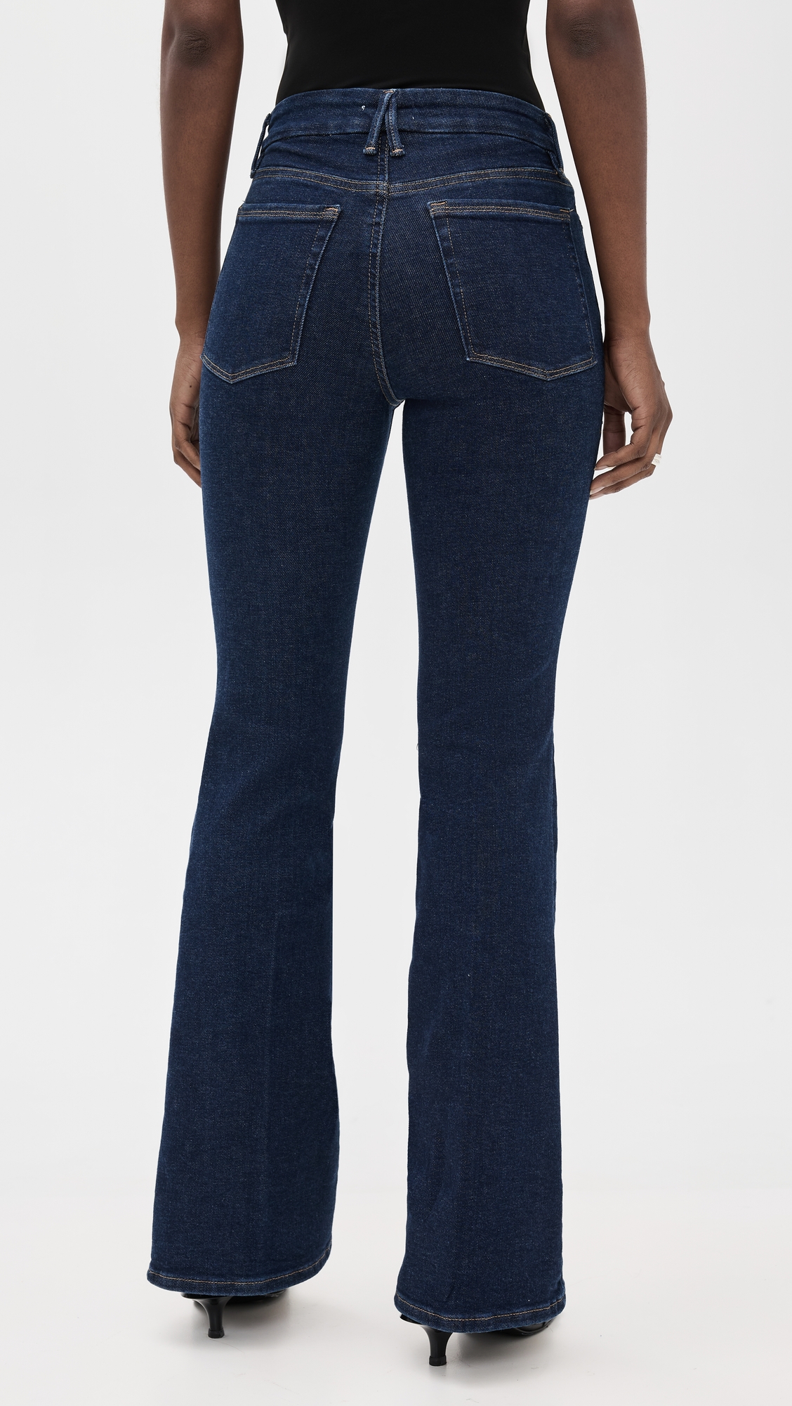 Good American Good Legs Flare Jeans thumbnail