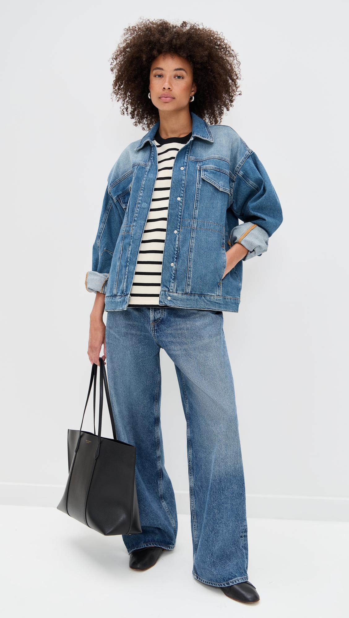 Good American Cotton Oversized Tee thumbnail