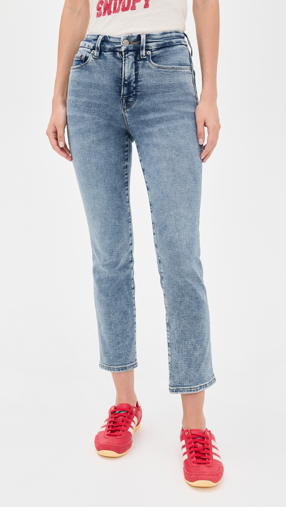 Good American Good Legs Straight Jeans