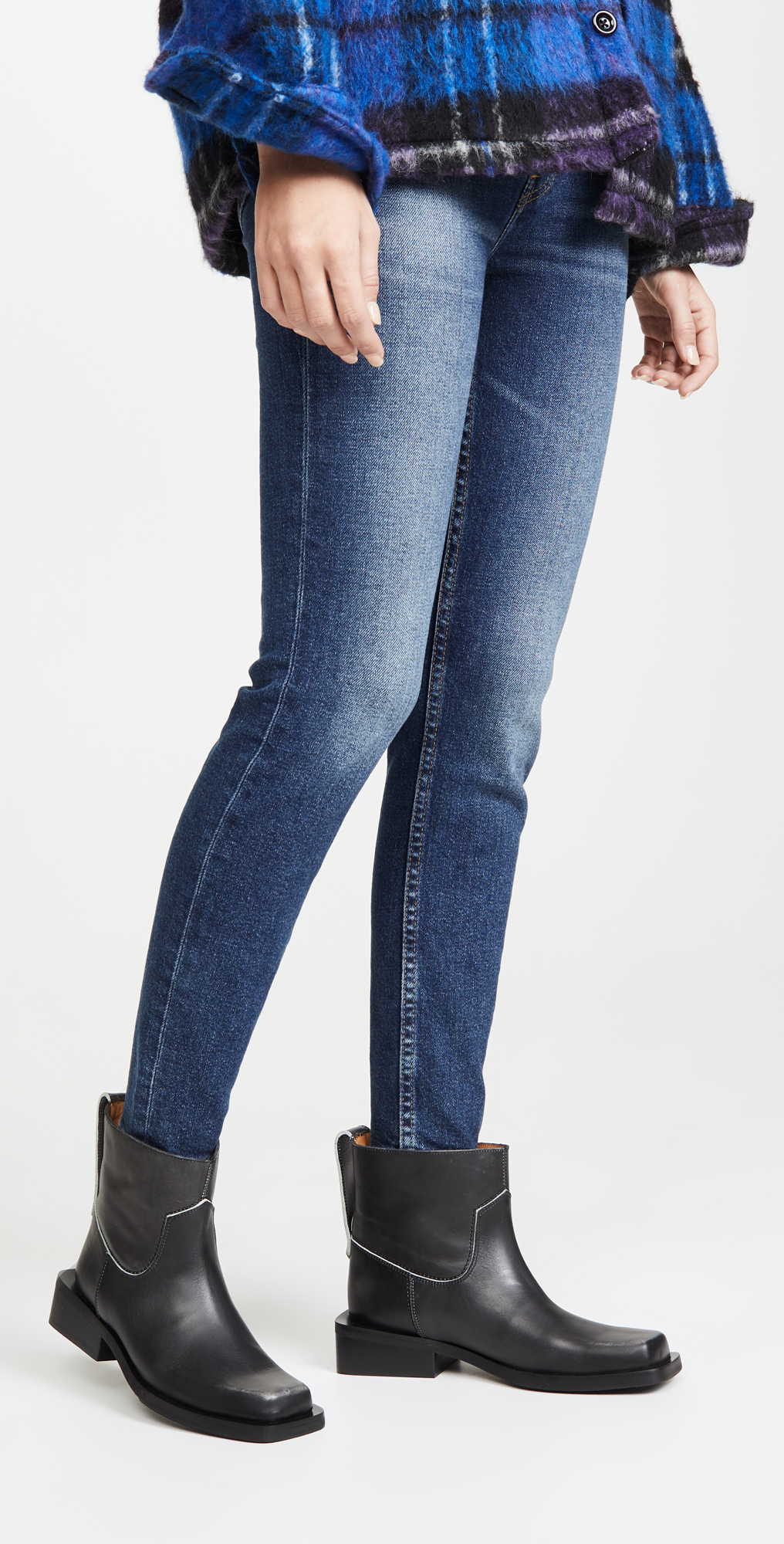 Ganni low mc boots Clearance