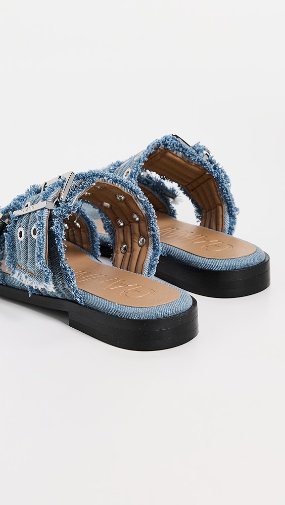 GANNI Buckle Two Strap Sandals | Shopbop