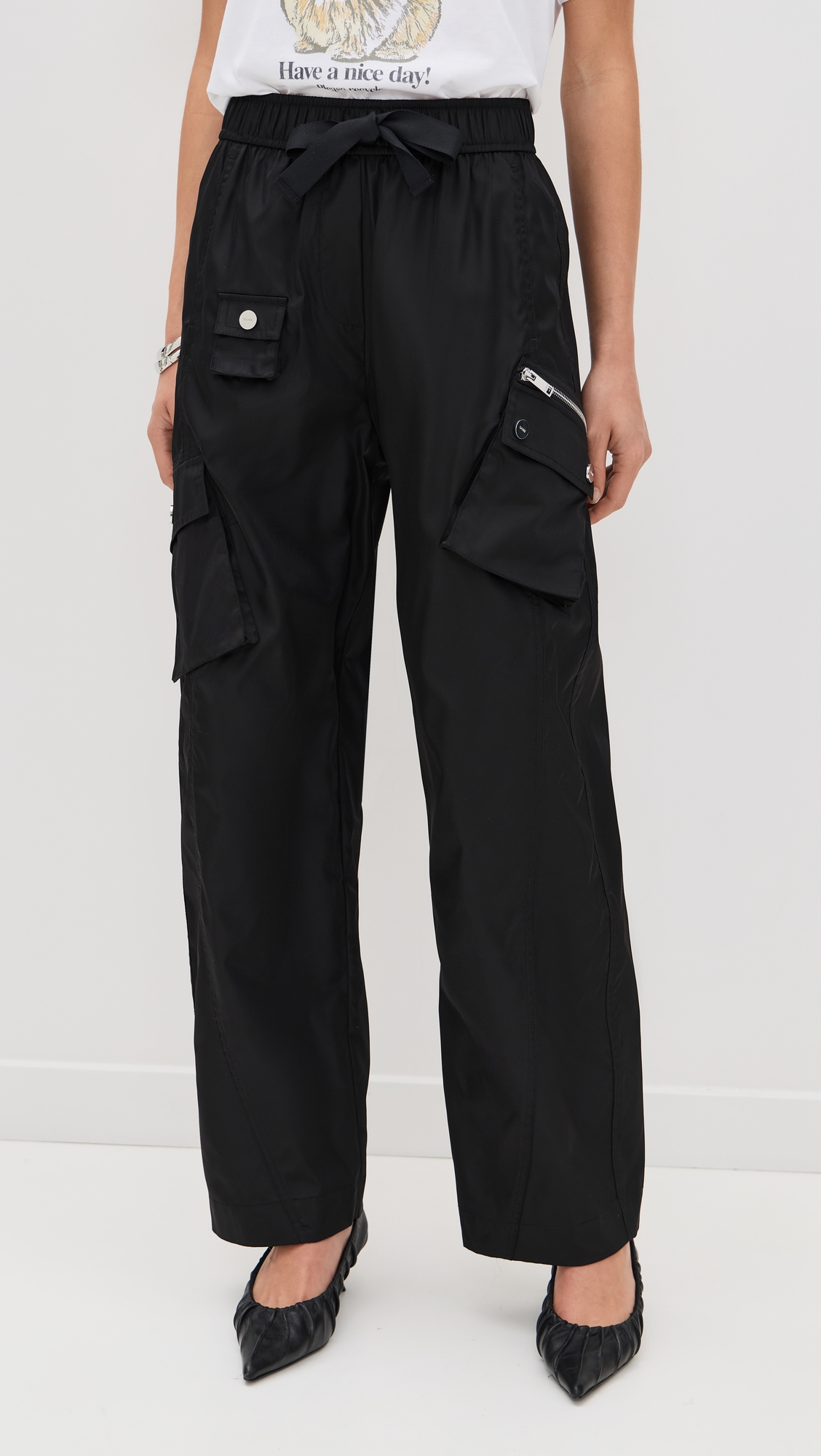 GANNI Duchesse Nylon Oversized Elasticated Pants | Shopbop GANNI Duchesse Nylon Oversized Elasticated Pants | Shopbop