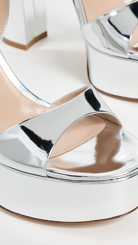 ✨新品✨Gianvito Rossi✨メリージェーン パンプス✨シルバー✨36 Gianvito Rossi ジャンヴィトロッシ パンプス JAIPUR SLING 85 G95322