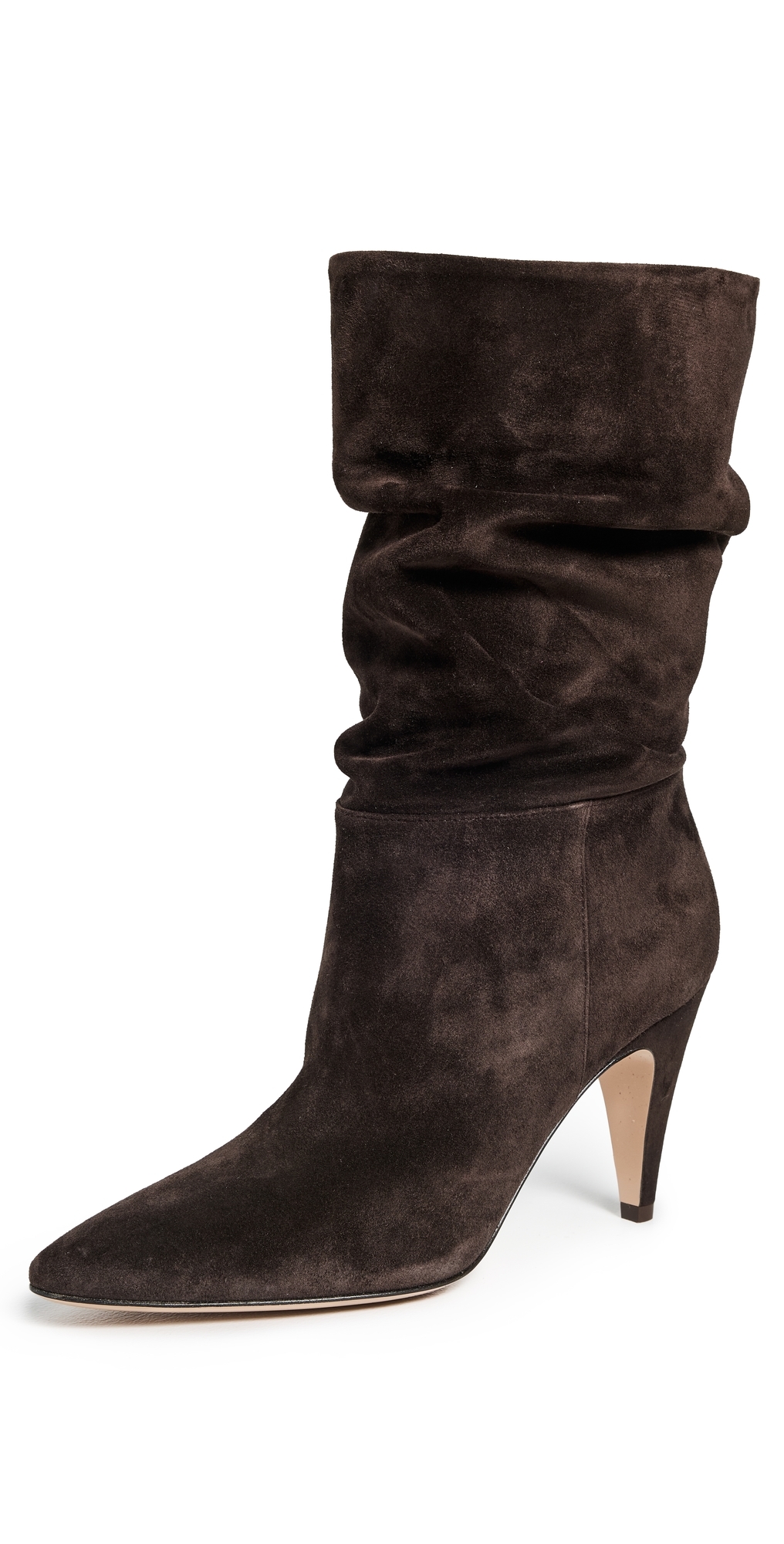 Gianvito Rossi Elise Camoscio Stivale Boots Moka In Black