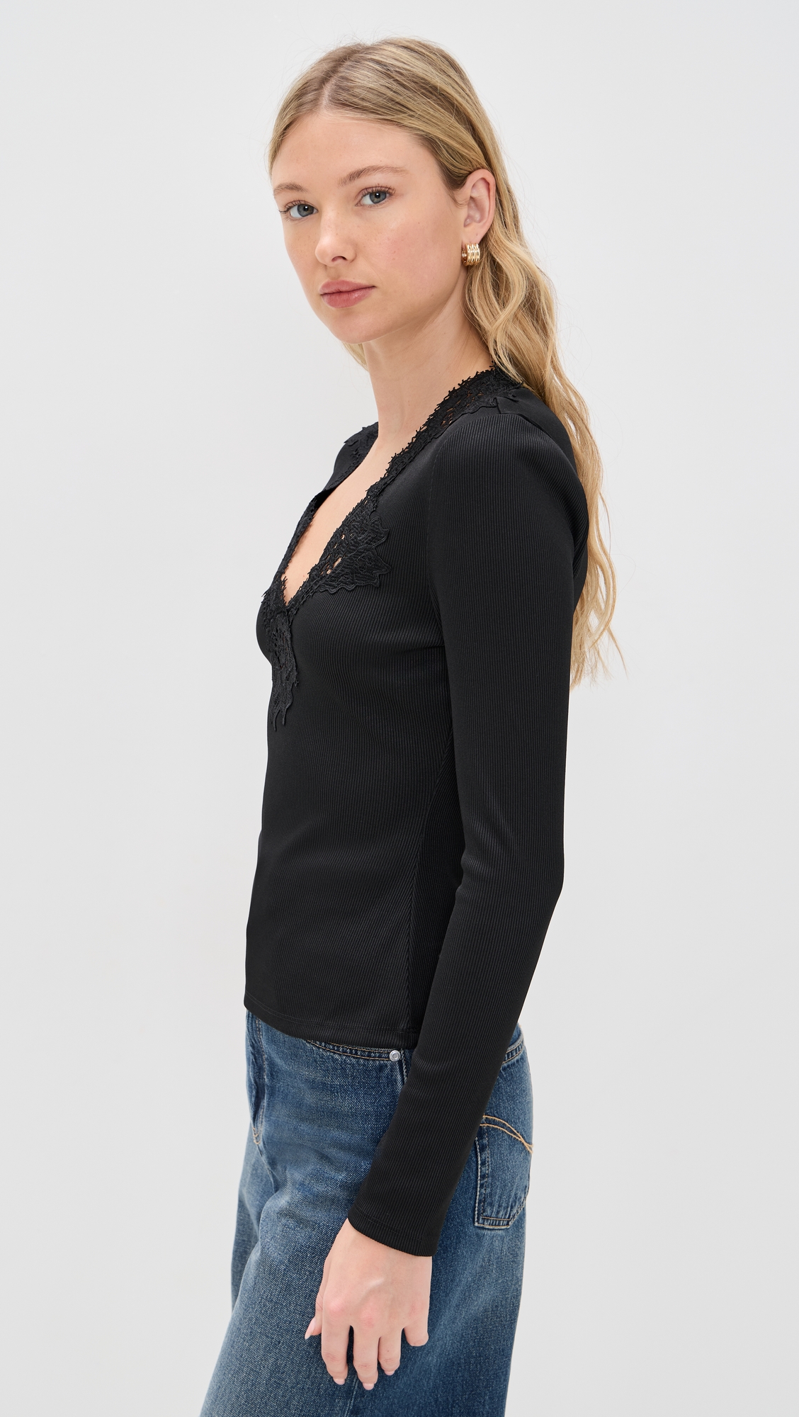 Generation Love Lady Lace Combo Top thumbnail