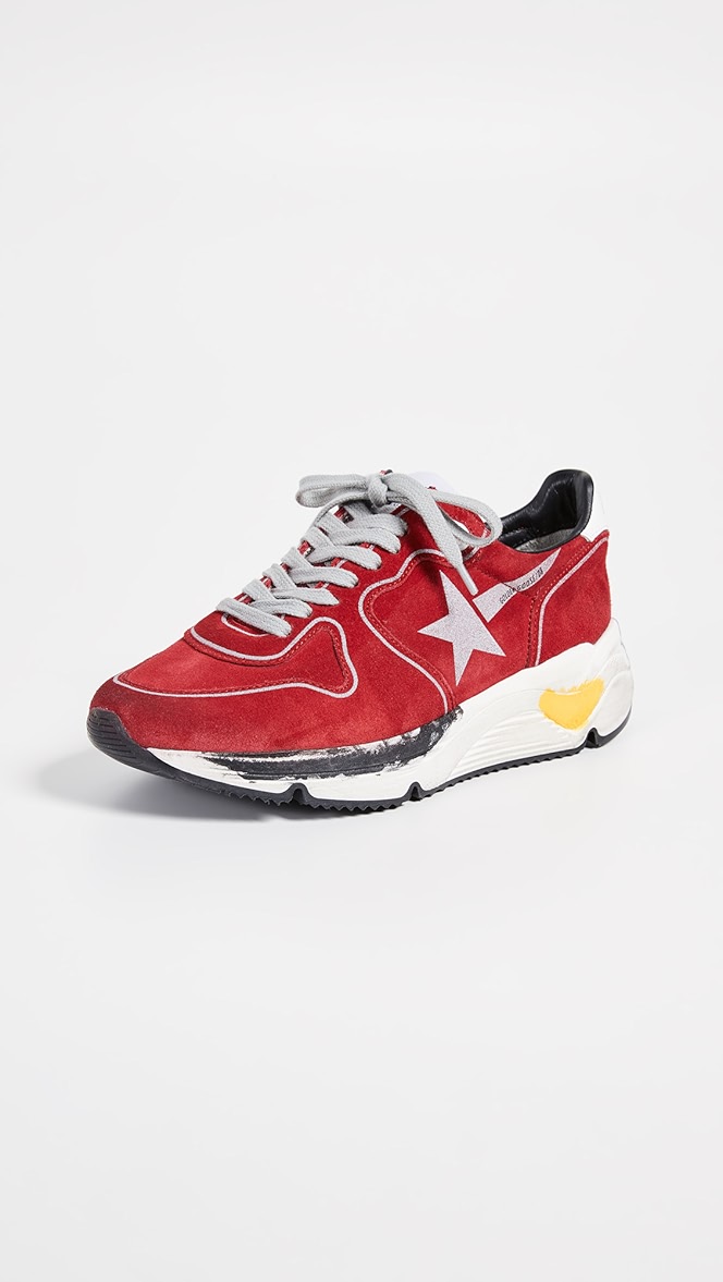 Golden goose running sole red Clearance