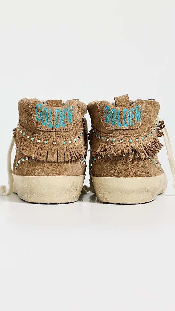 Golden Goose Mid Top Studs Leather Sneakers | Shopbop