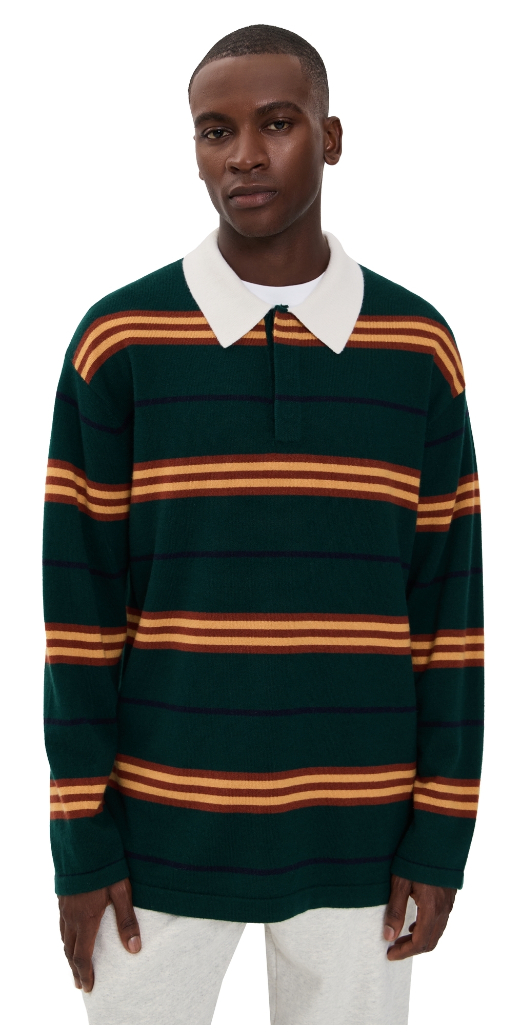 Guest In Residence Striped Cashmere Rubgy Holly Combo In Multi