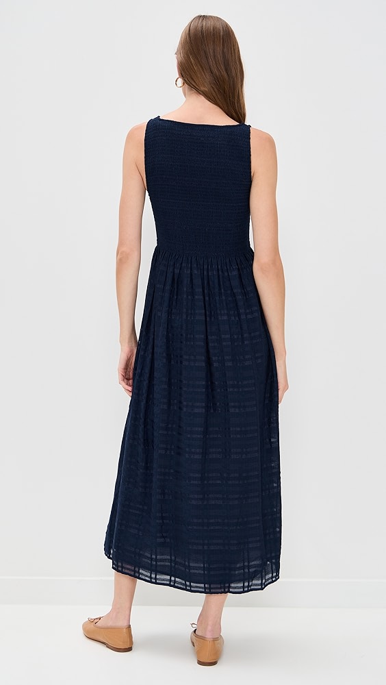 ワンピース house on the hill dress navy HHH1204_TheAthenaNapDress-