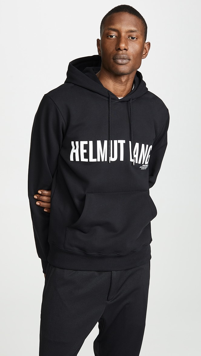 Helmut lang exclamation hoodie clearance