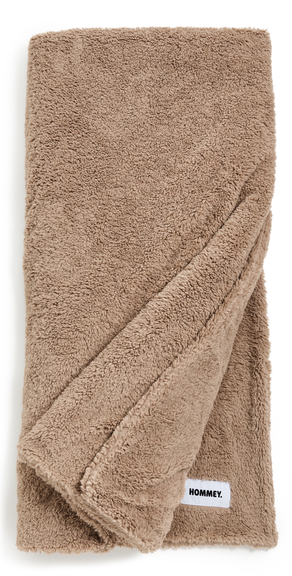 Hommey Faux Fur Blanket Warm Grey In Gray