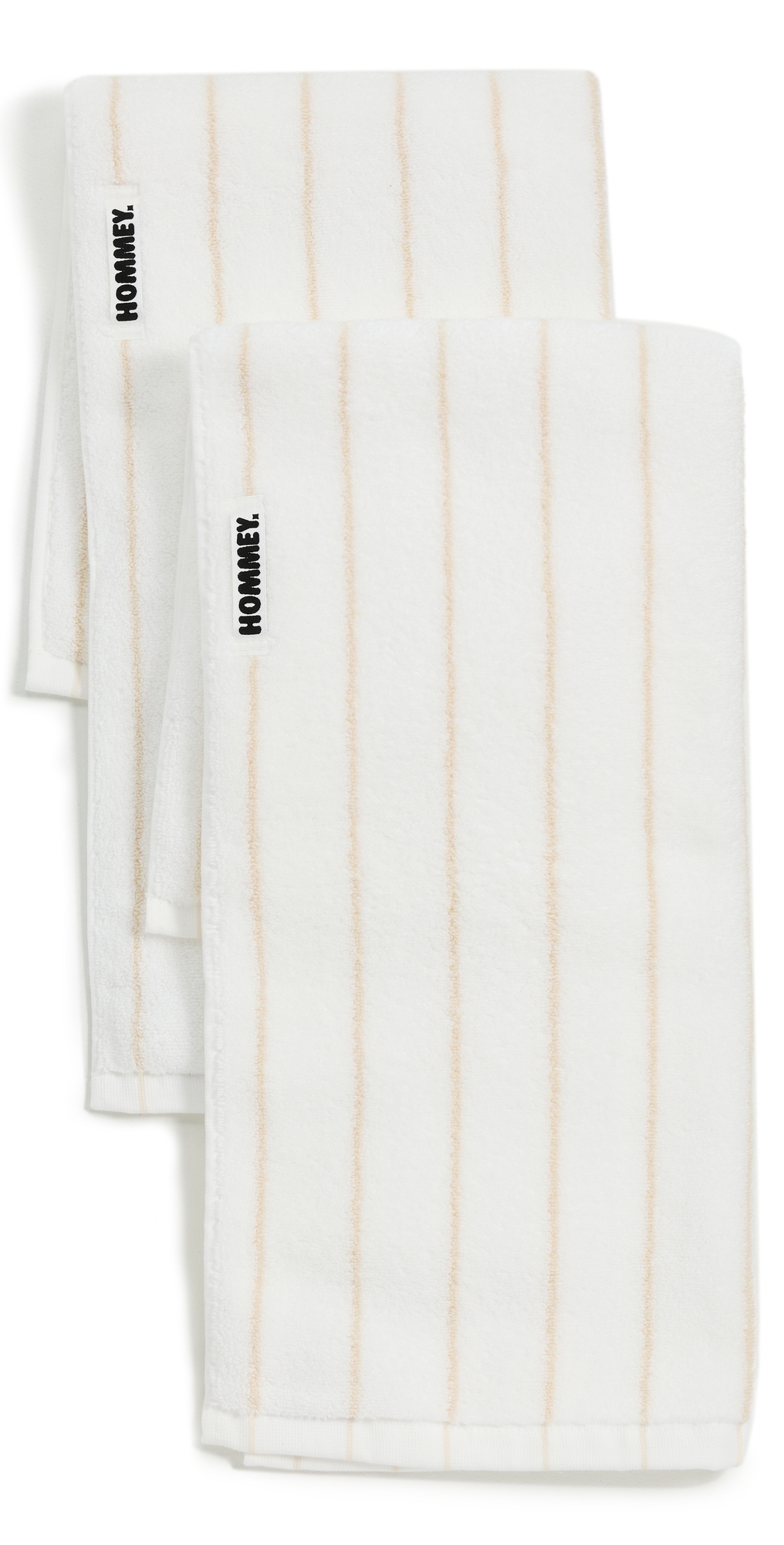 Hommey Hand Towel 2 Pack Biscuit In White