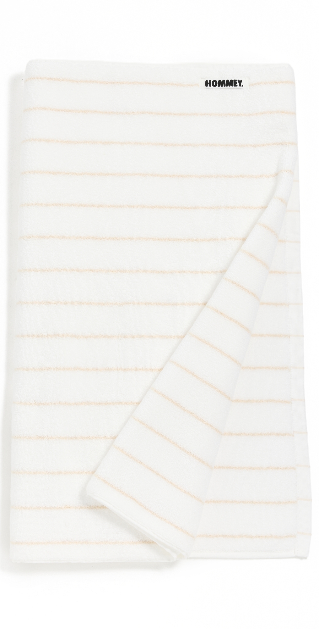 Hommey Bath Towel Biscuit In White