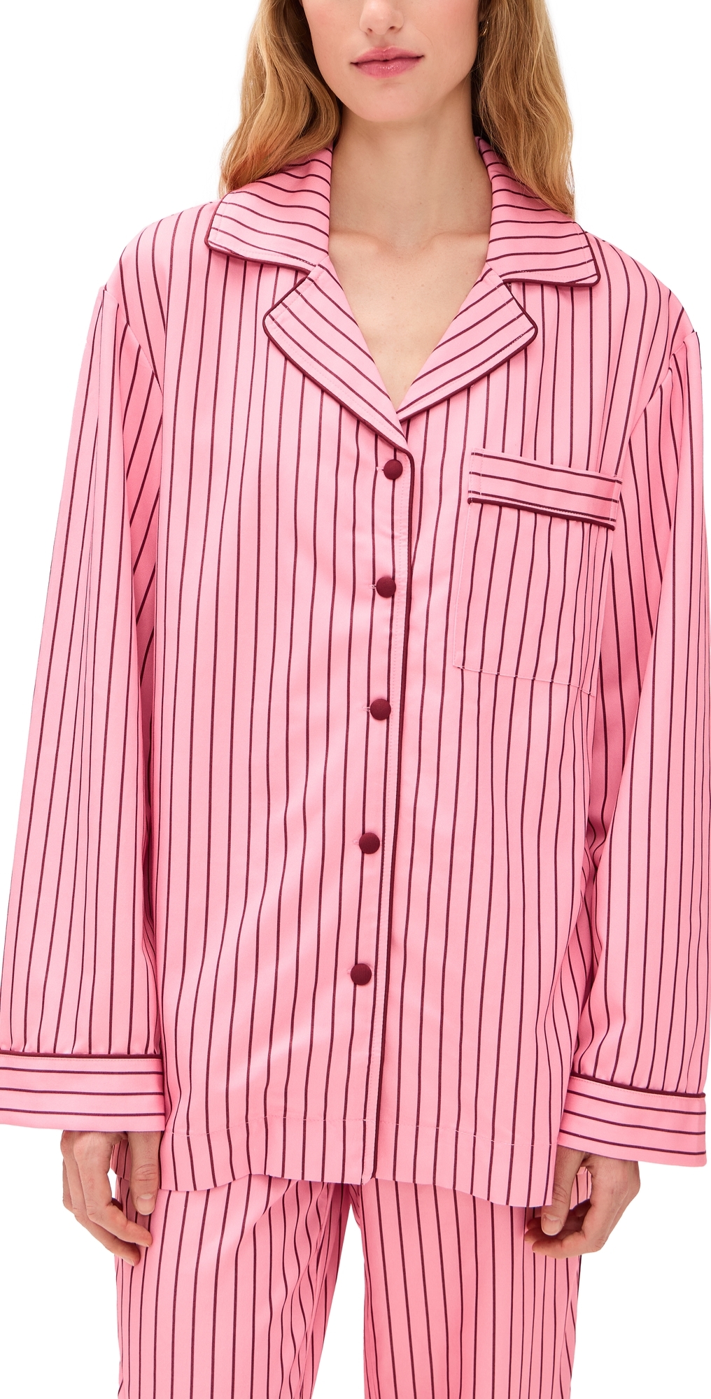 Hommey Long Sleeve Sleep Shirt Rocky Road