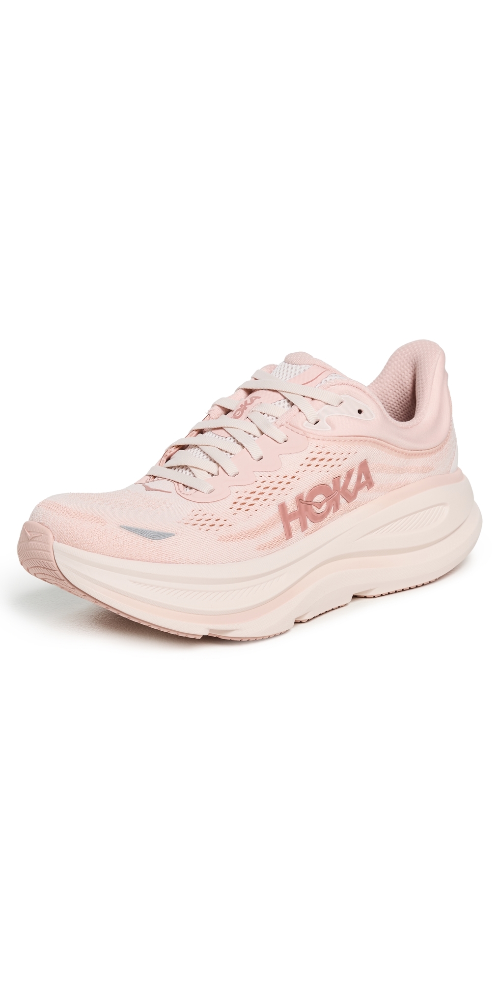 Hoka Bondi 9 Sneakers Rose Latte/rose Cream In Pink