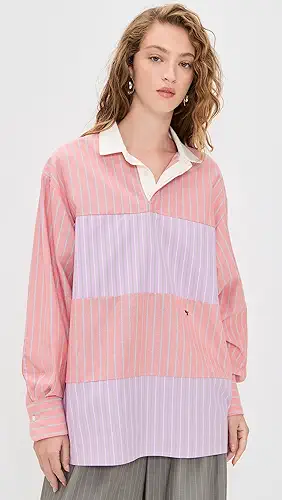 HOMMEGIRLS Shirting Rugby Blouse