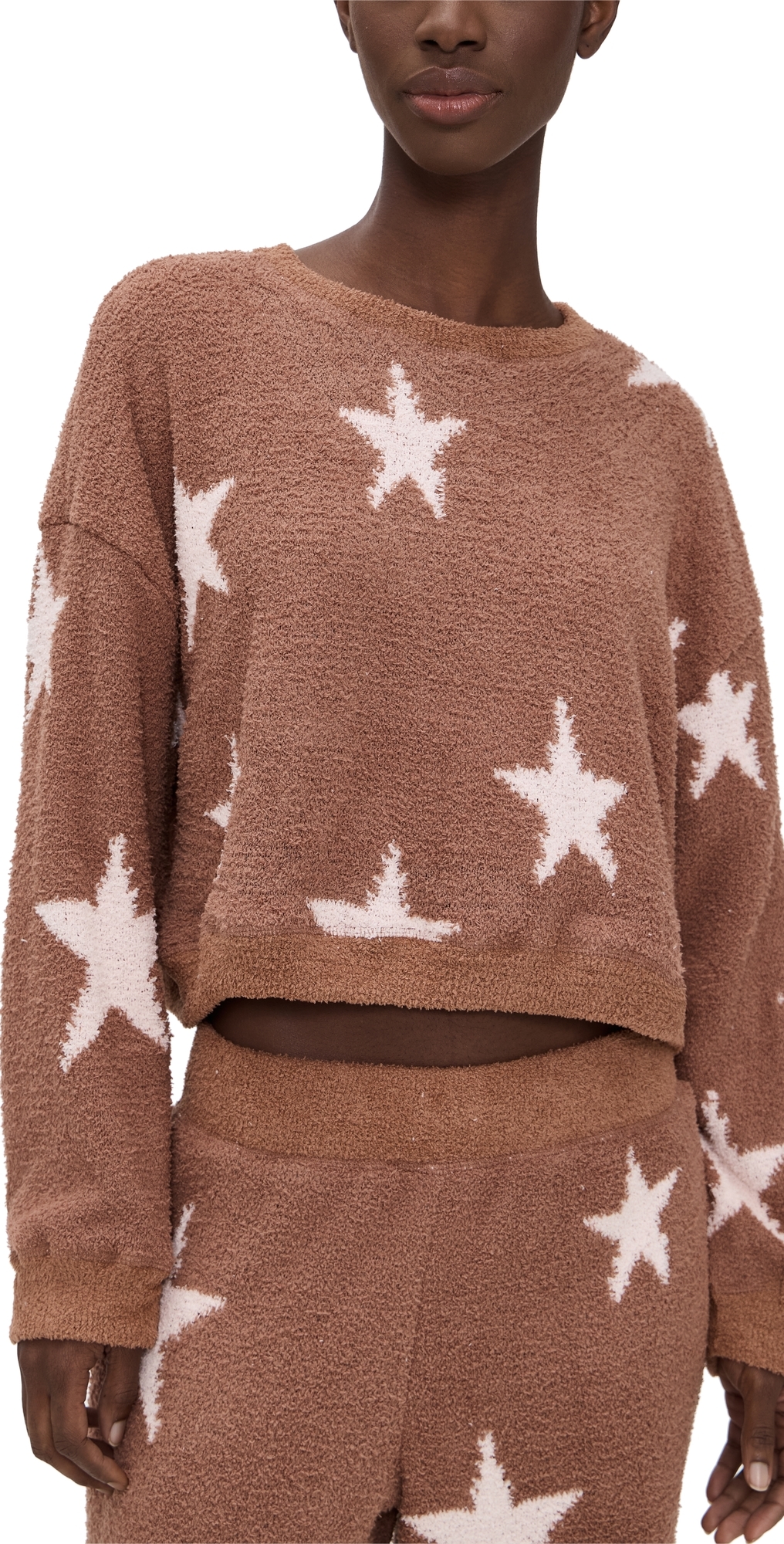 Honeydew Intimates Comfort Queen Sweatshirt Hazel Stars In Brown
