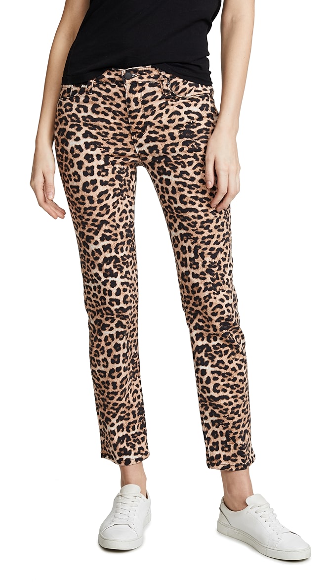 hudson leopard jeans
