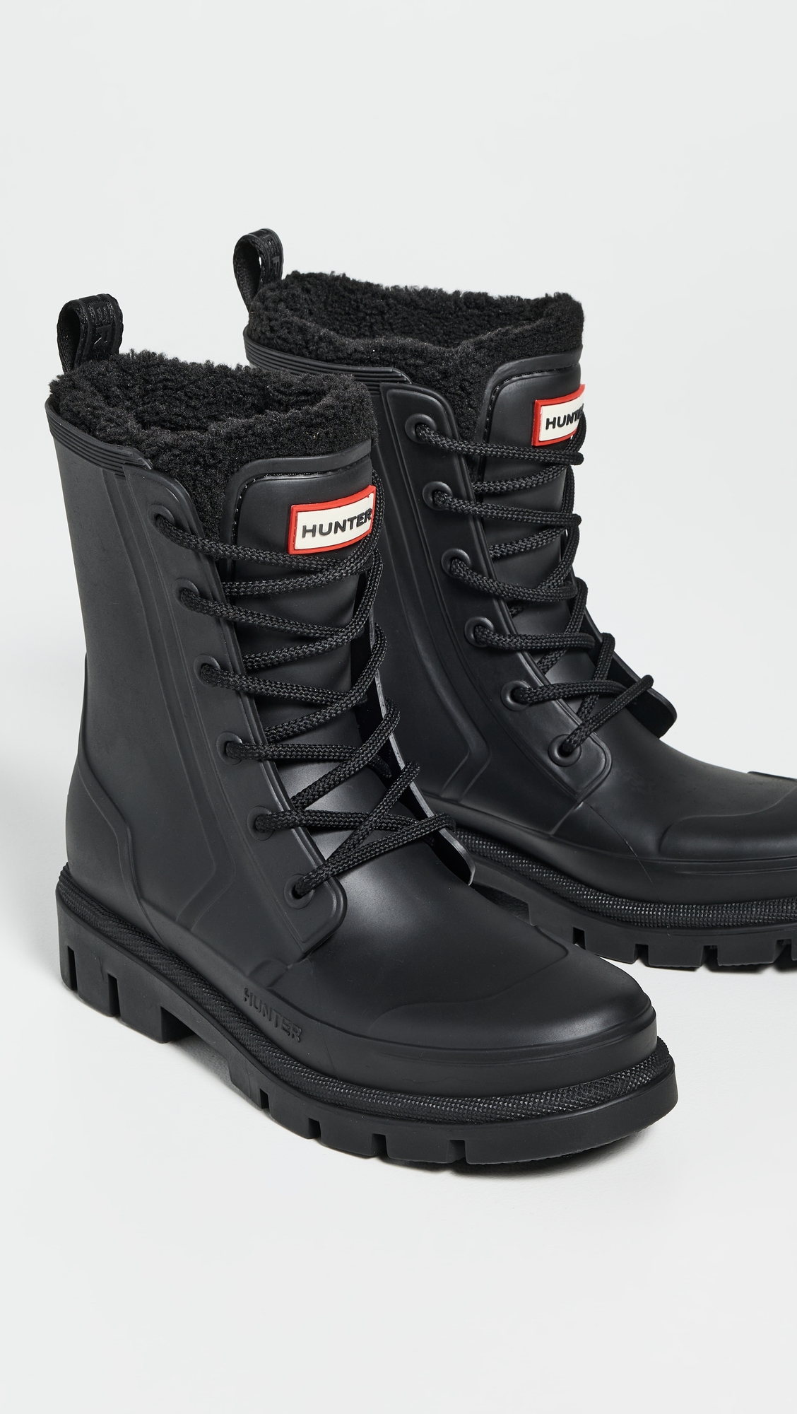 Hunter Boots Diana Lace Up Rain Boots