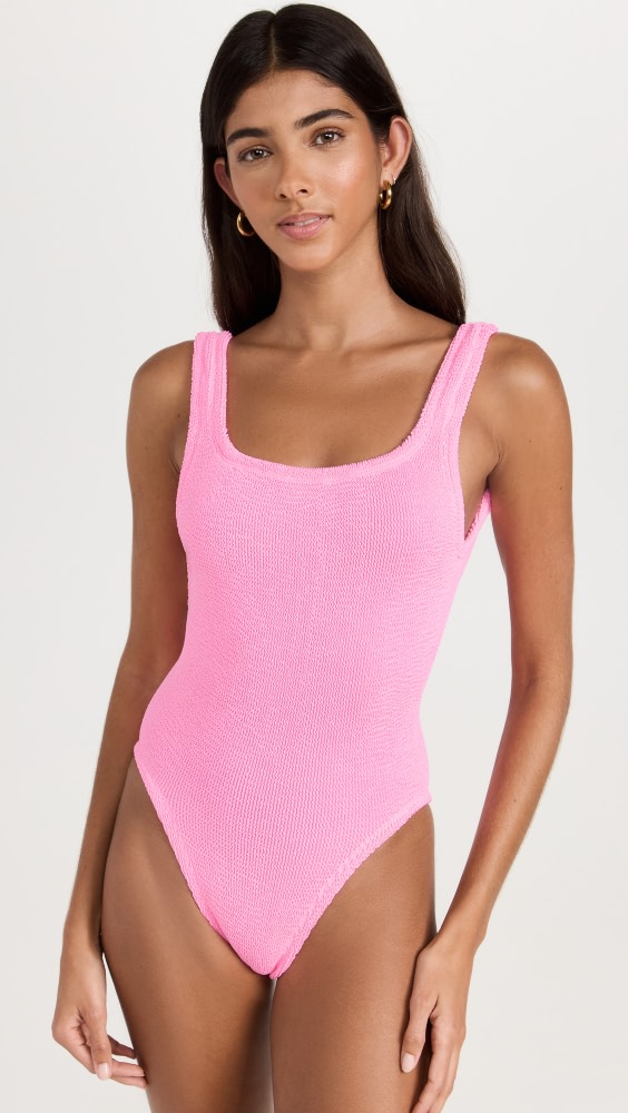 Hunza G Square Neck Swimsuit