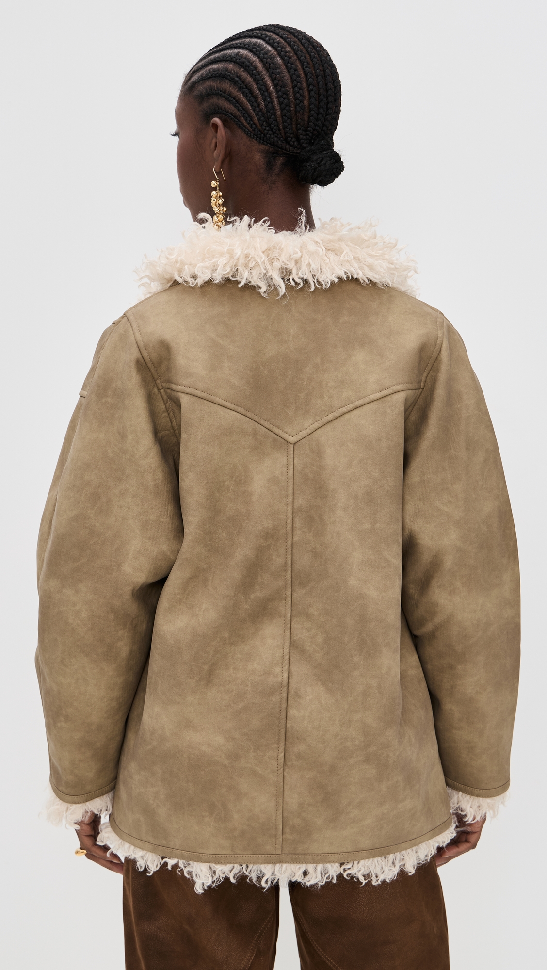 Isabel Marant Étoile - Clea Faux Suede Coat | Plush