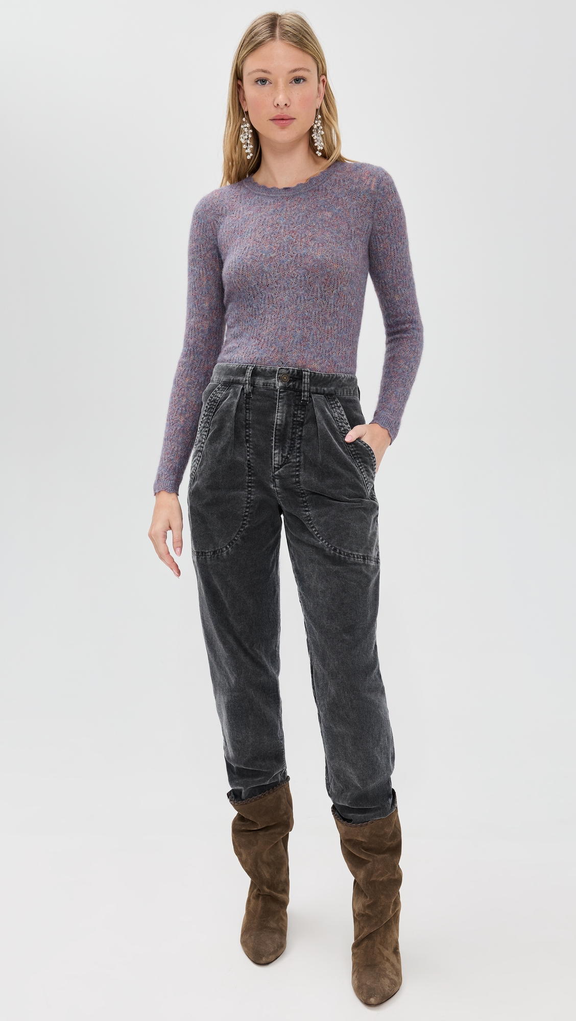 Isabel Marant Étoile Onyta Corduroy Trousers thumbnail