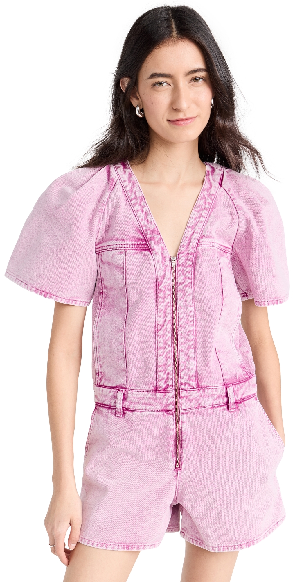 Iro Jagodaa Romper Snow Pink In Snow Pink