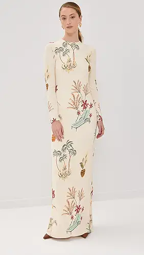 Isla & White Marina Dress