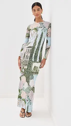 Isla & White Marina Dress