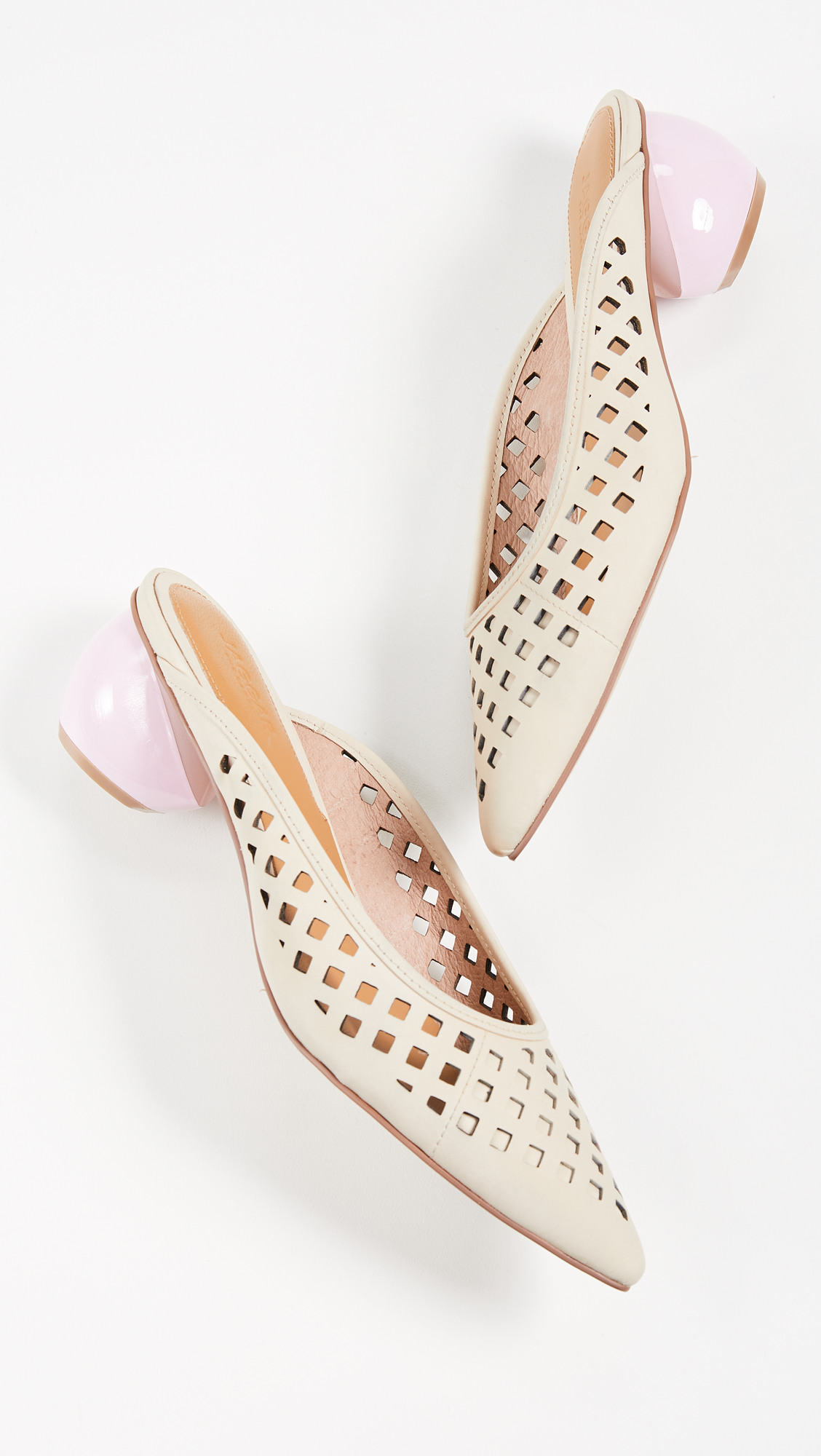 JAGGAR Caged Heel Mules