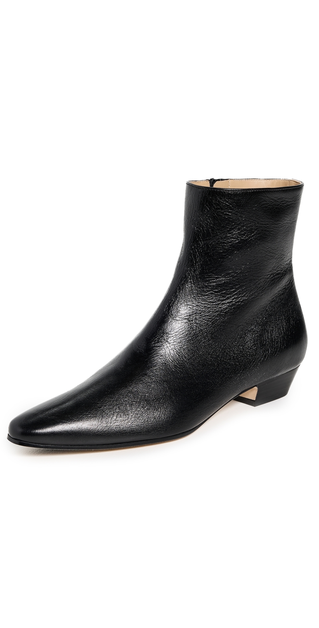 Jamie Haller The Lennon Leather Ankle Boots In Black
