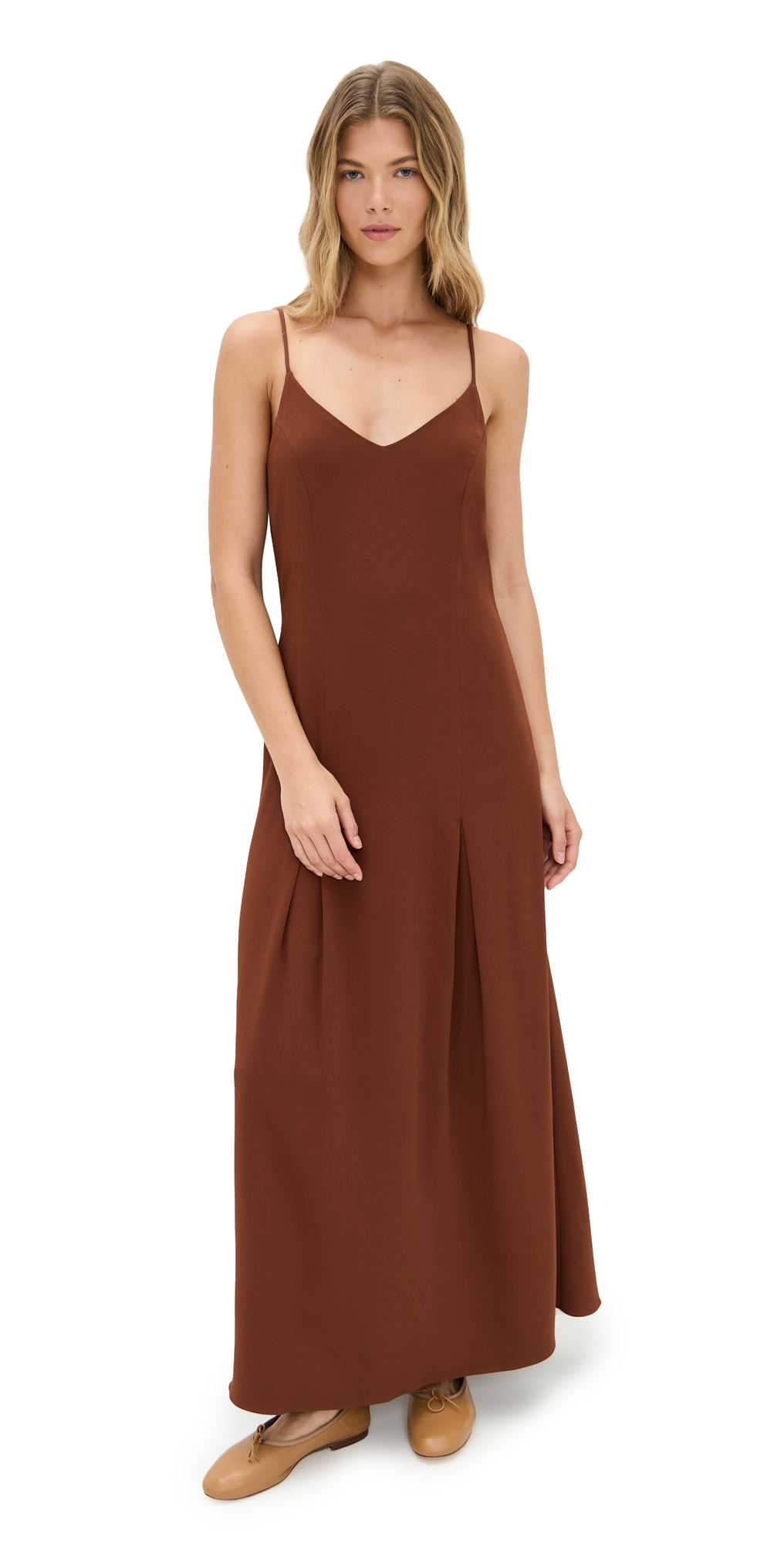Jenni Kayne Florence Slip Dress Rust In Brown