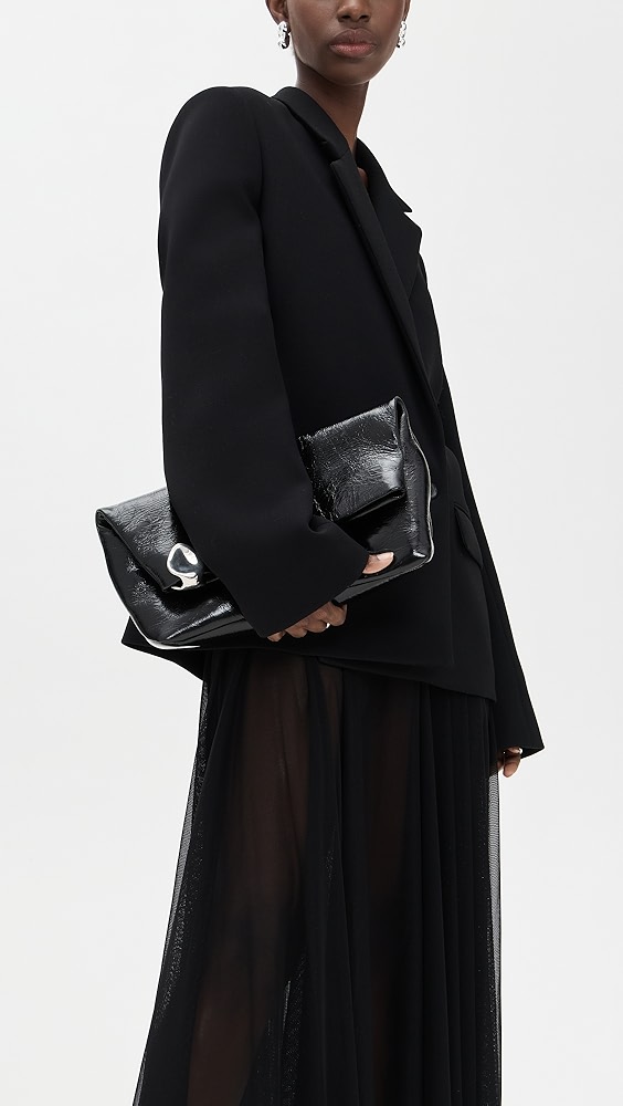 Jil Sander Jewel Zip Clutch | Shopbop