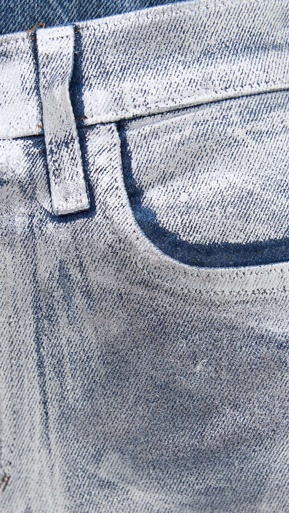 Joe's Jeans The Mia High Rise Wide Leg Foil Jeans thumbnail