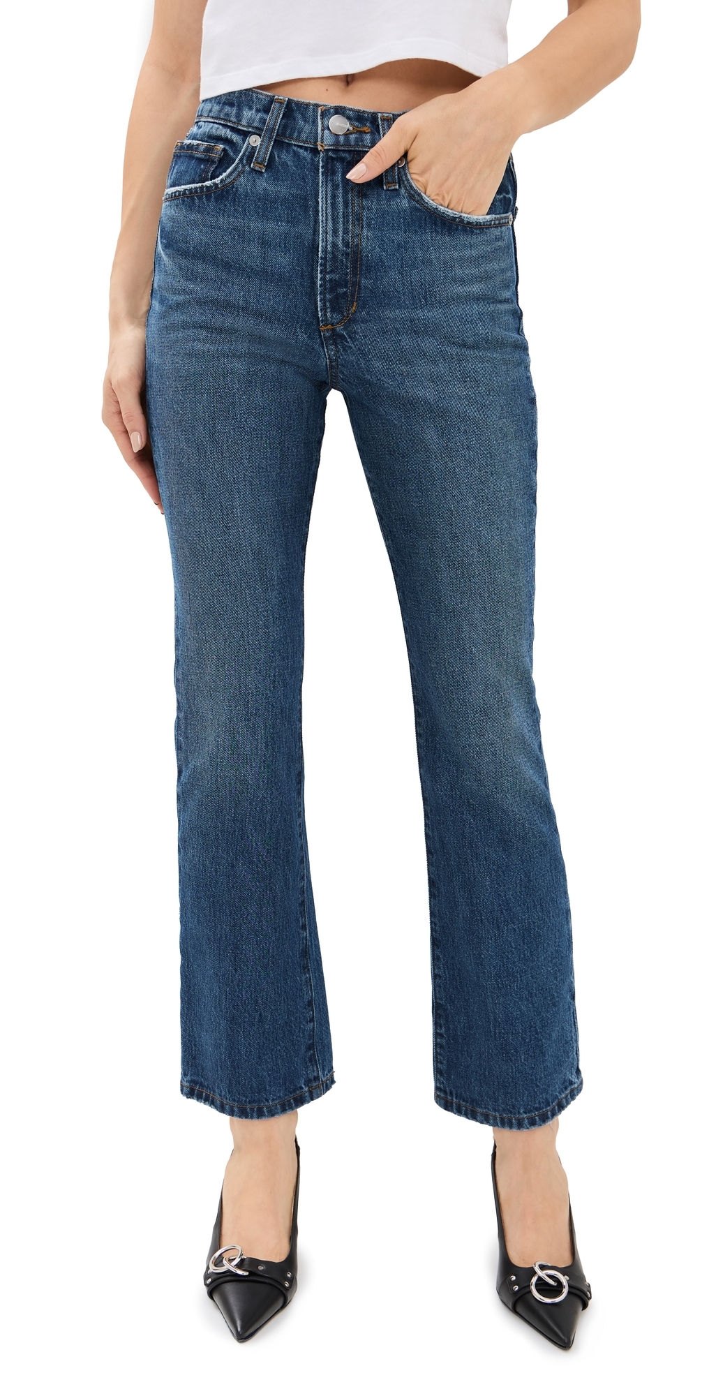 Joe's Jeans The Stacey Ankle Boot Jeans Pinnacle In Pinnacle