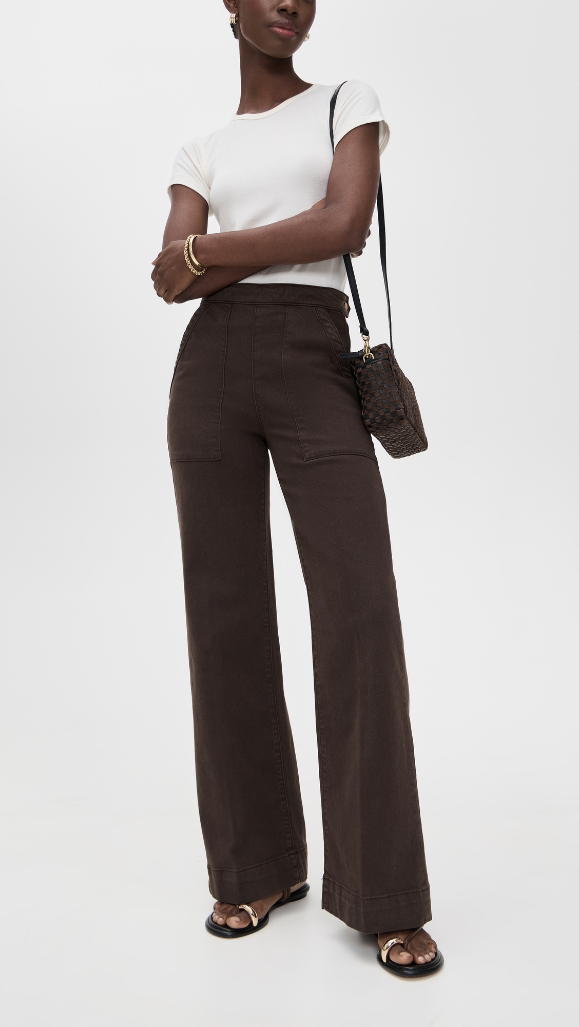 Joe's Jeans The Side Zip Wide Leg Pants