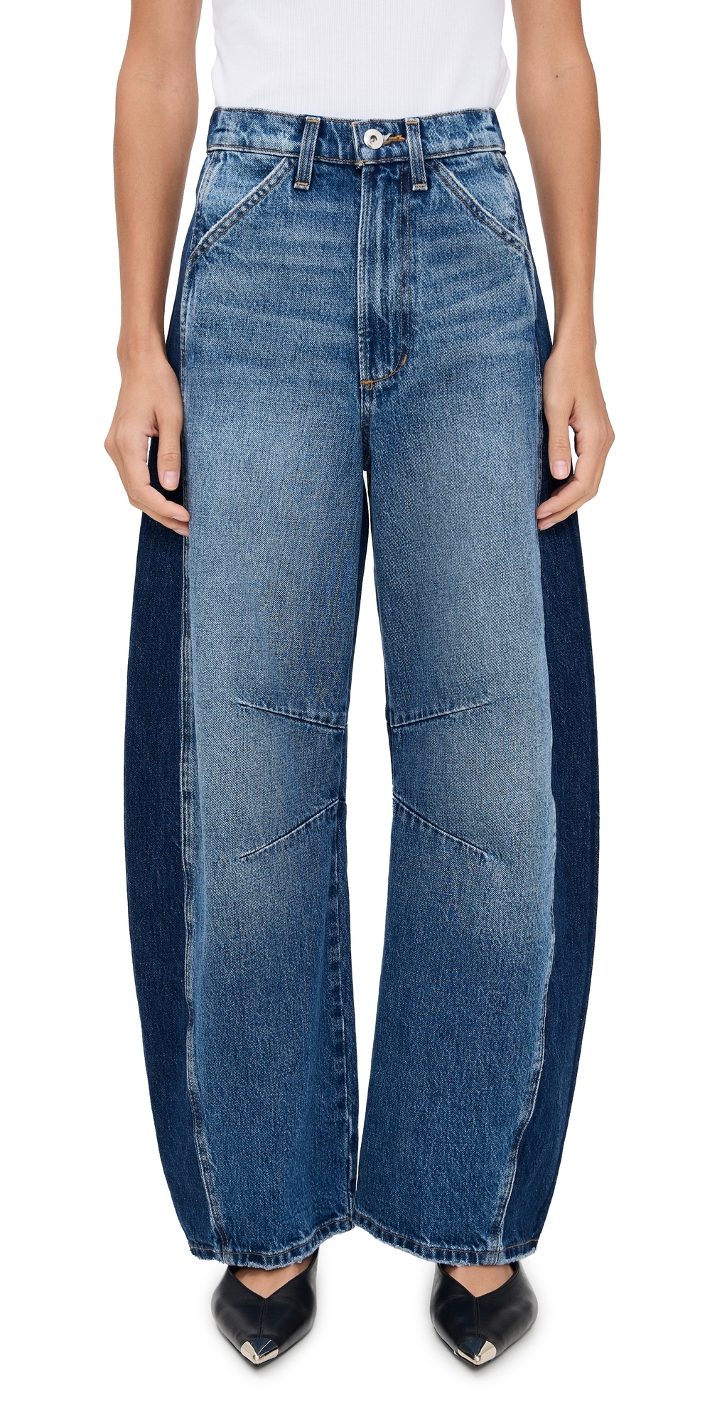 Joe's Jeans The Bowie Two Tone Jeans In Refreshing In Blue