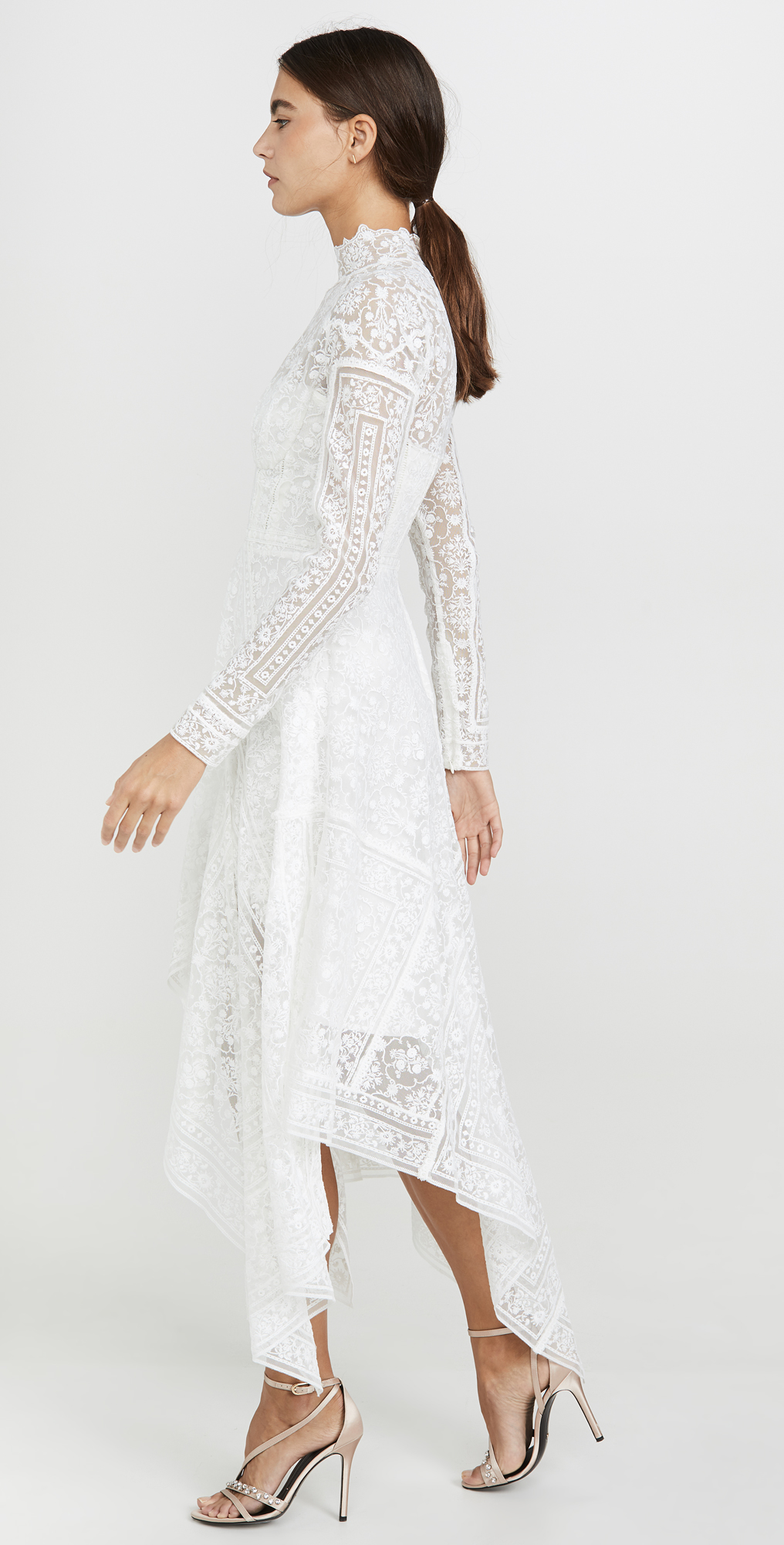 Jonathan simkhai scarf embroidered handkerchief bustier dress clearance