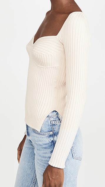 Jonathan simkhai sammy bustier top clearance