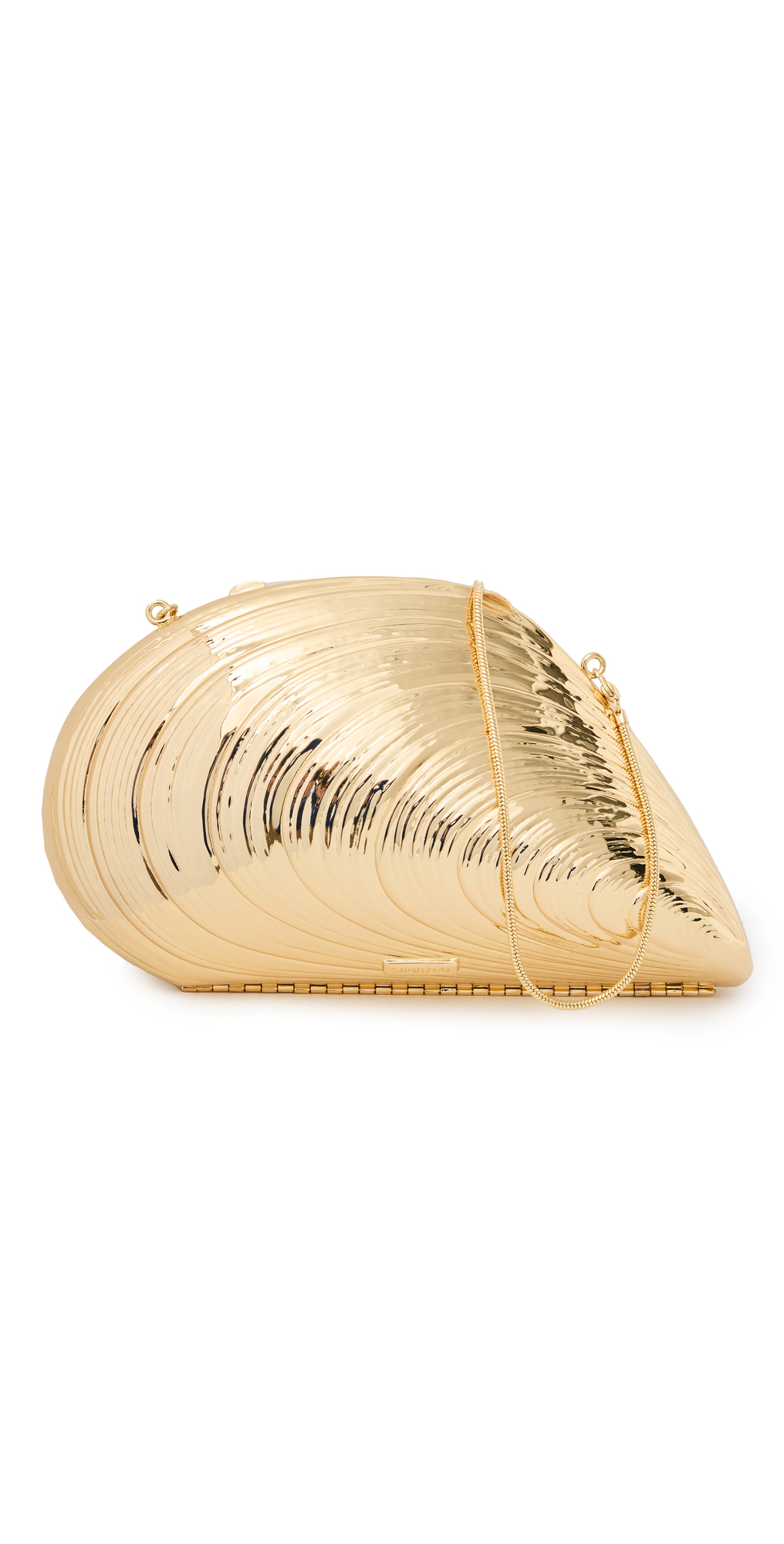 Simkhai Bridget Metal Oyster Shell Clutch In Gold | ModeSens