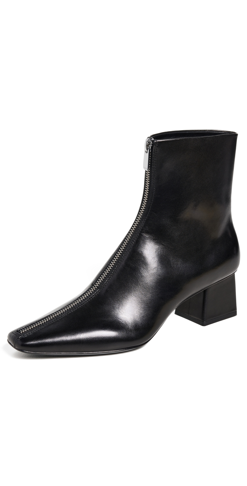 Simkhai Ryder Leather Zip Front Boot In Black