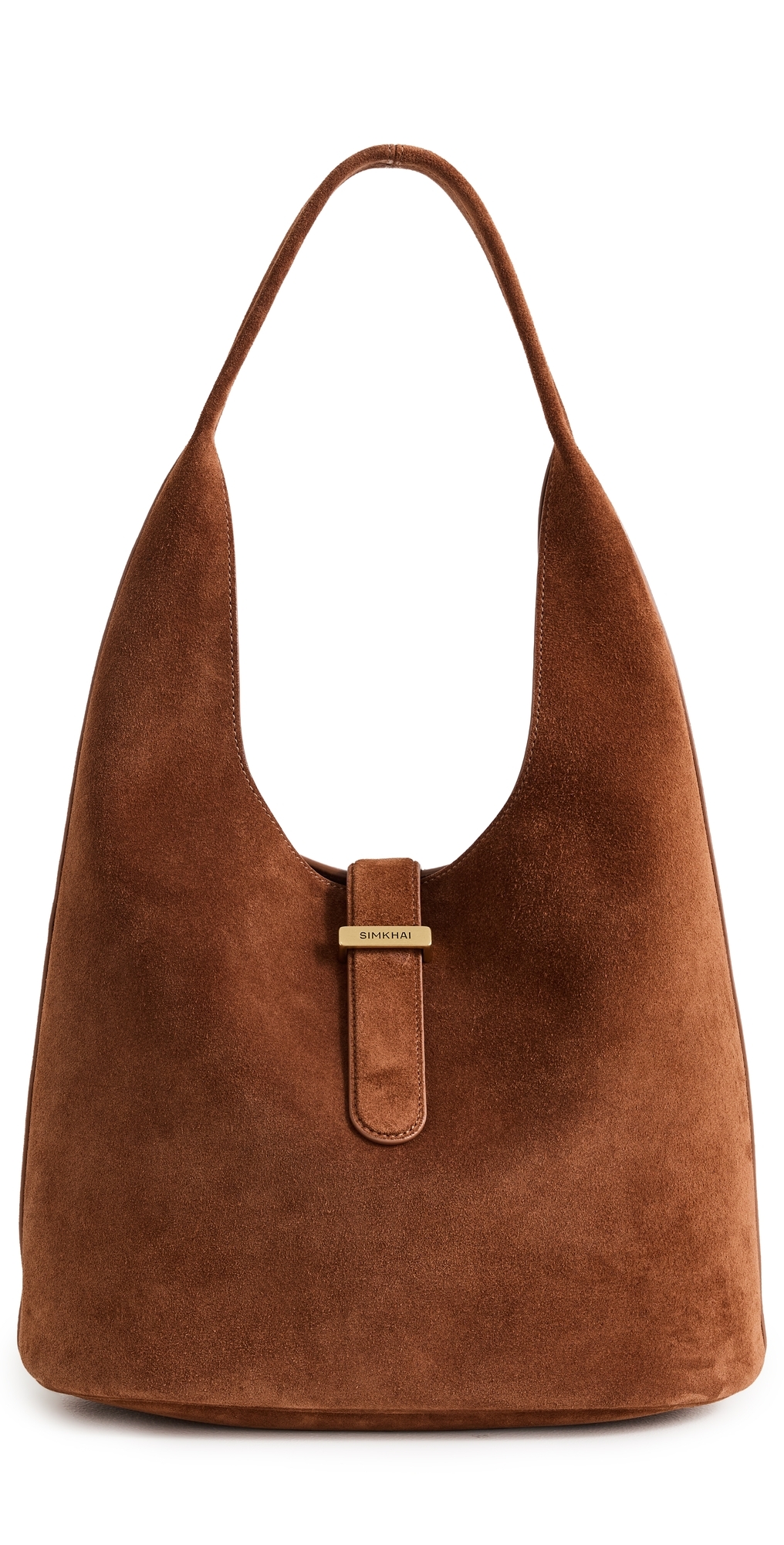 Simkhai Khai Suede Hobo Bag Sable In Brown