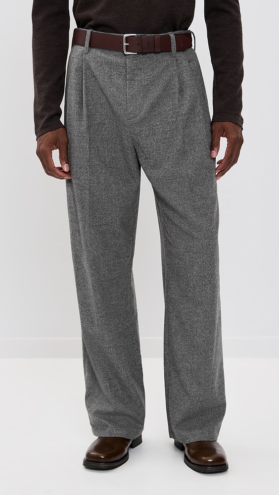 パンツ 90s~00s Theory wool slacks Theory Stretch Wool Straight Full-Length Trousers | Saks
