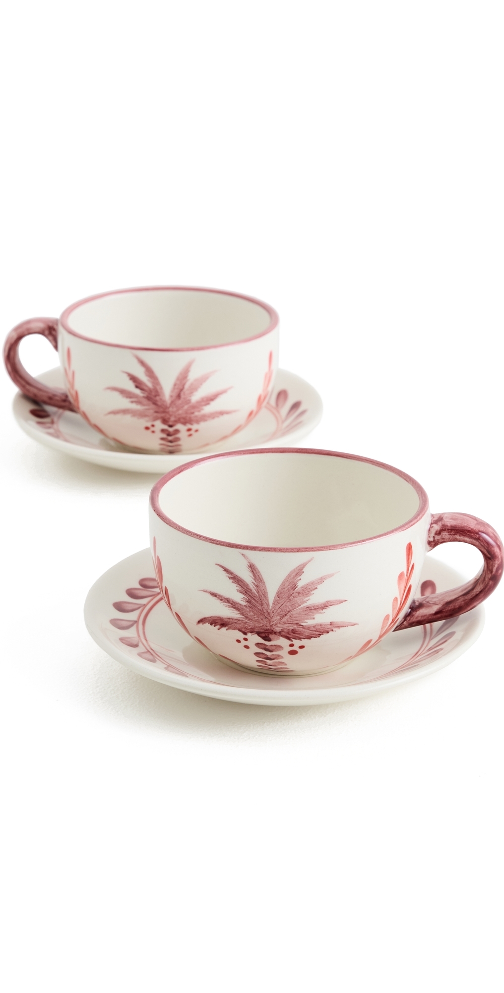 Johanna Ortiz Uncu Red Katios Coffee Set Uncu Red In Pink