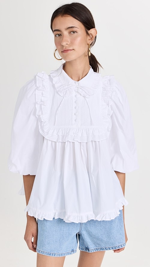 Ruffle blouse australia Clearance