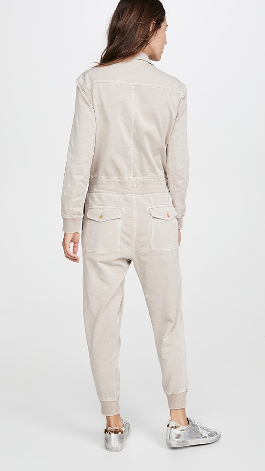 James Perse Mixed Media Jumpsuit SHOPBOP