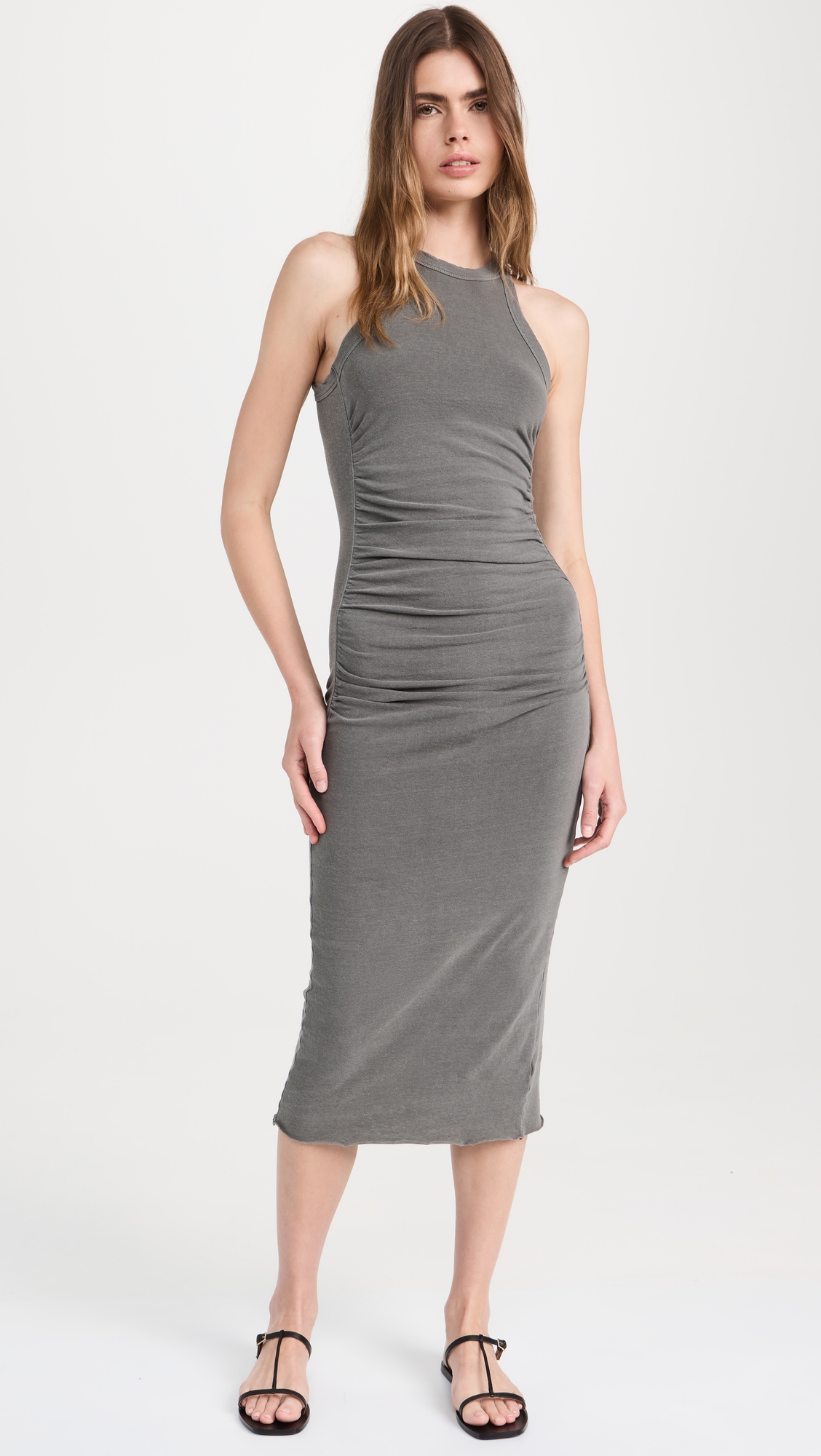 James Perse Cutaway Ruched Dress thumbnail
