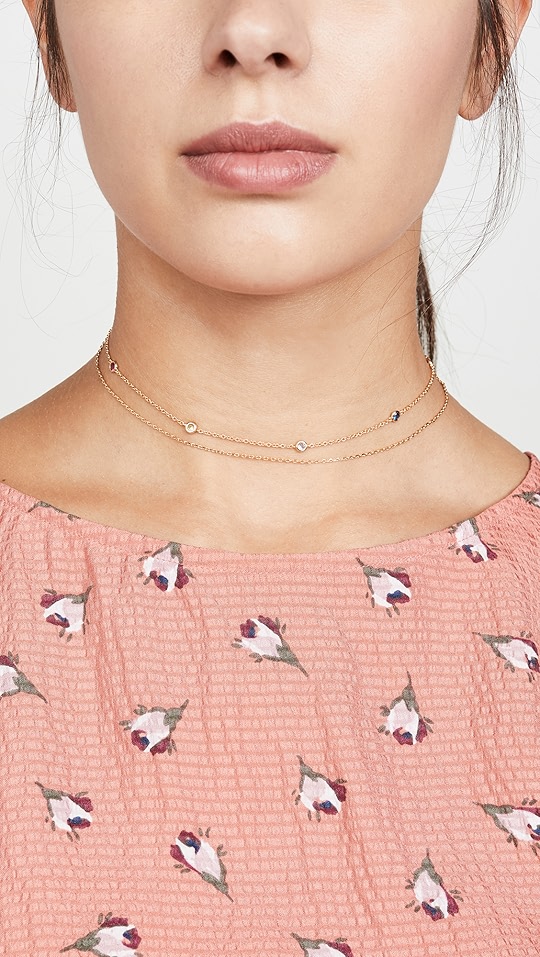 Jules smith crimson chain choker necklace Clearance